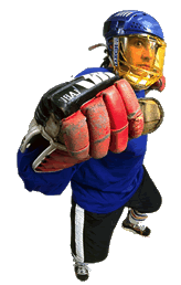 Hockey Player Mascot